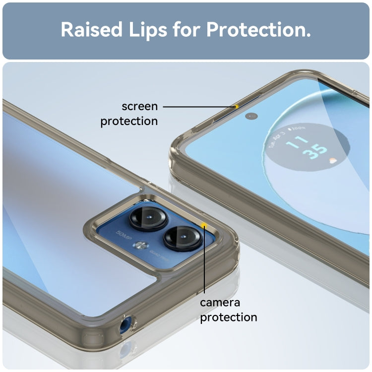 For Motorola Moto G14 Colorful Series Acrylic + TPU Phone Case