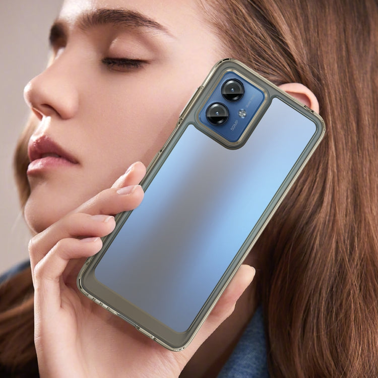 For Motorola Moto G14 Colorful Series Acrylic + TPU Phone Case