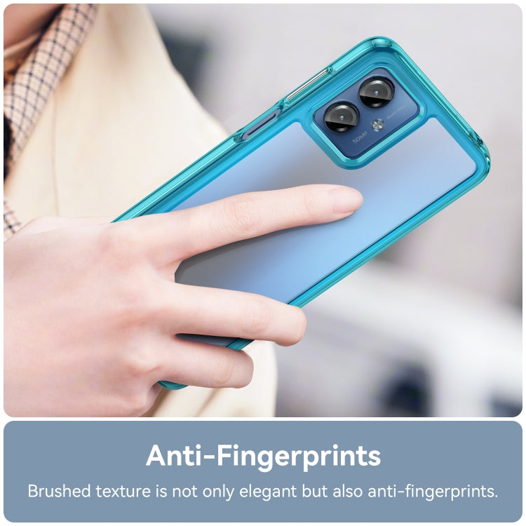 For Motorola Moto G14 Colorful Series Acrylic + TPU Phone Case