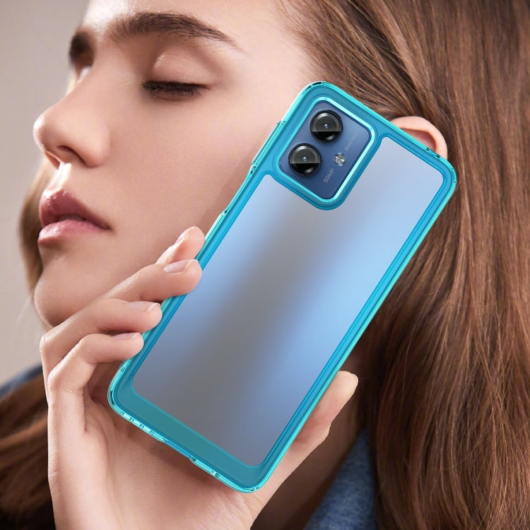 For Motorola Moto G14 Colorful Series Acrylic + TPU Phone Case