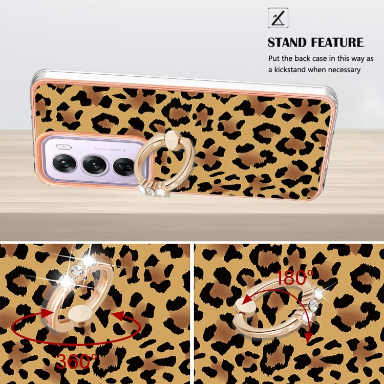 For OPPO Reno12 Pro Global Electroplating Dual-side IMD Phone Case with Ring Holder