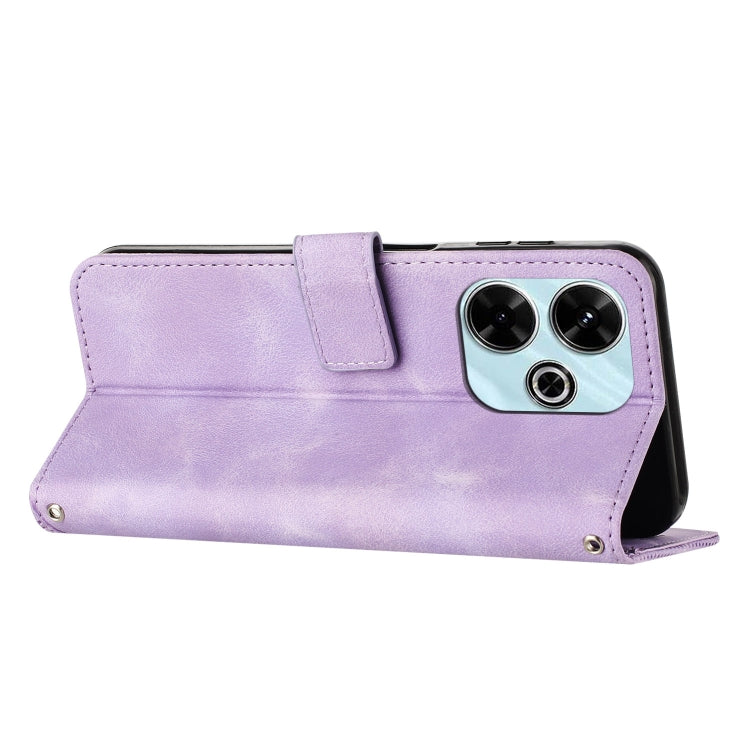 For Xiaomi Redmi 13 4G Dream Triangle Leather Phone Case with Lanyard