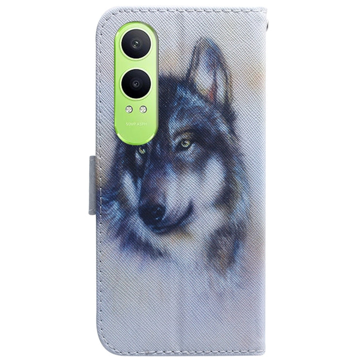 For OnePlus Nord CE4 Lite Coloured Drawing Flip Leather Phone Case