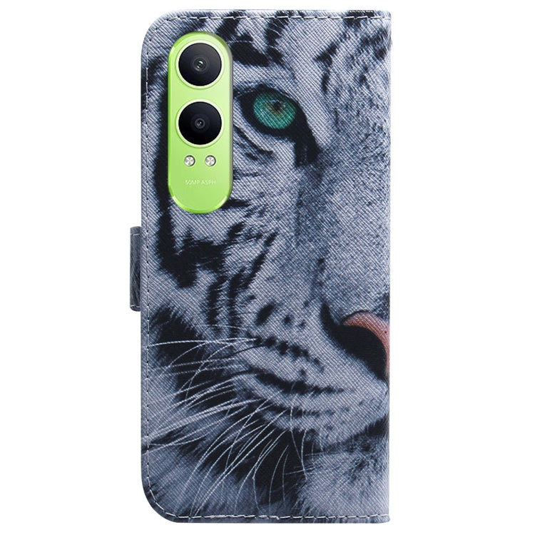 For OnePlus Nord CE4 Lite Coloured Drawing Flip Leather Phone Case