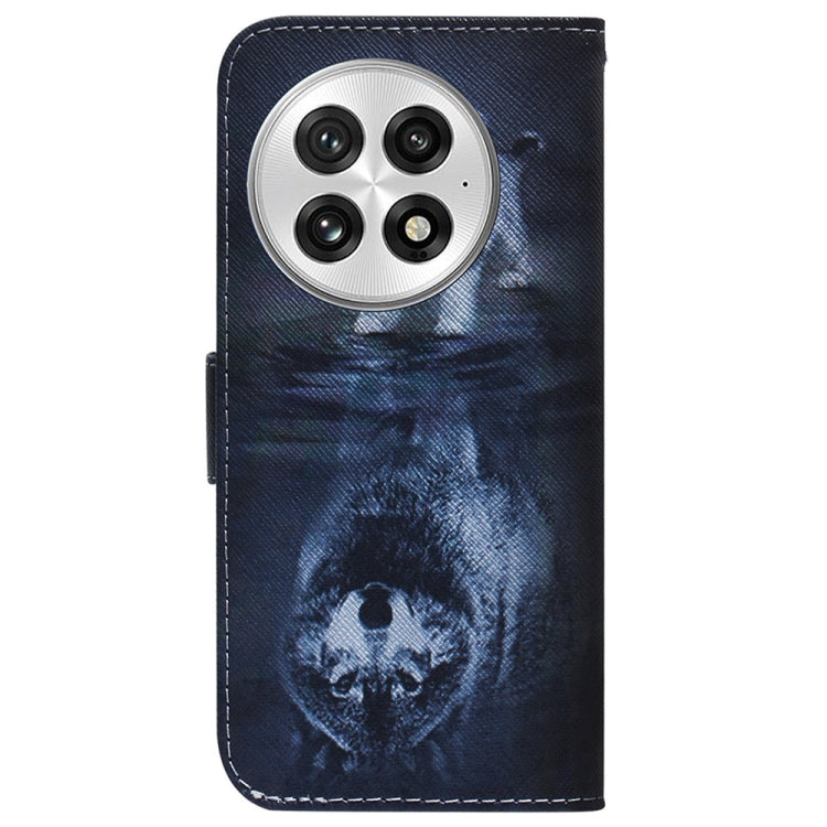 For OnePlus 13 Coloured Drawing Flip Leather Phone Case