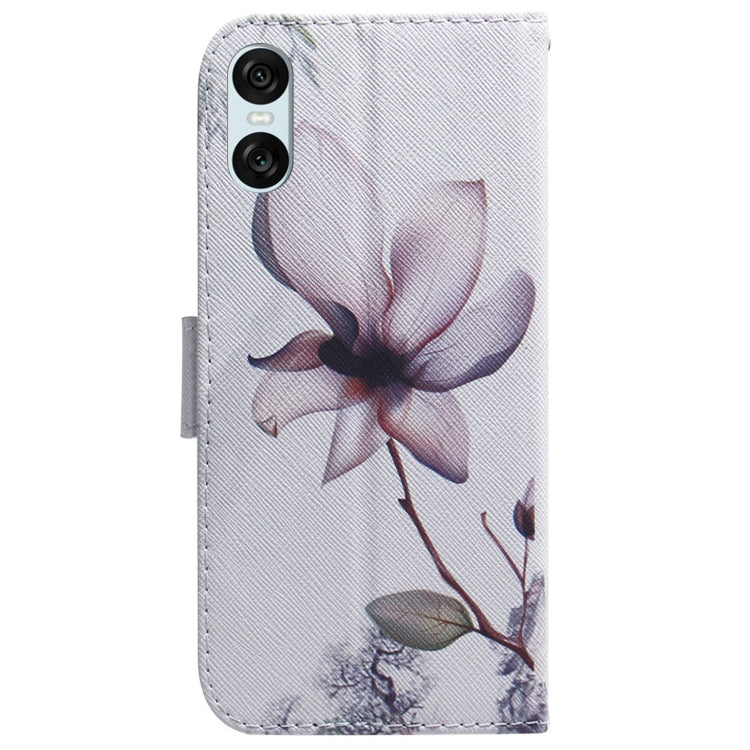 For Sony Xperia 10 VI Coloured Drawing Flip Leather Phone Case