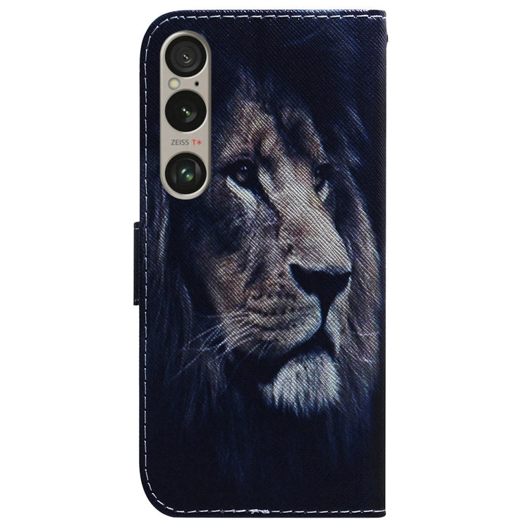 For Sony Xperia 1 VI Coloured Drawing Flip Leather Phone Case