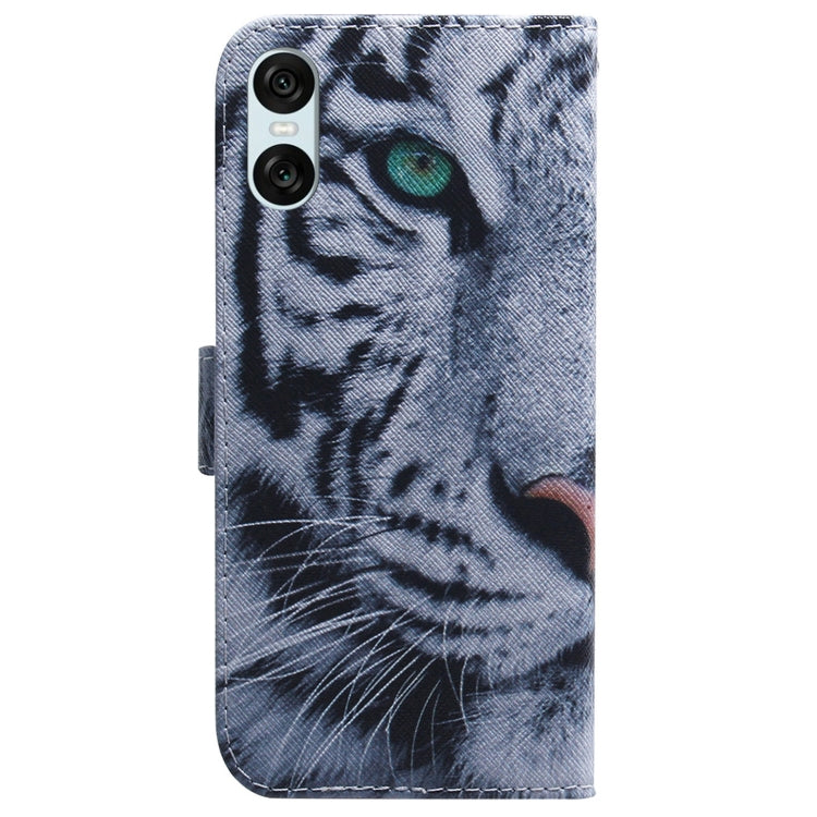 For Sony Xperia 5 VI Coloured Drawing Flip Leather Phone Case