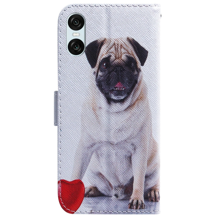 For Sony Xperia 5 VI Coloured Drawing Flip Leather Phone Case
