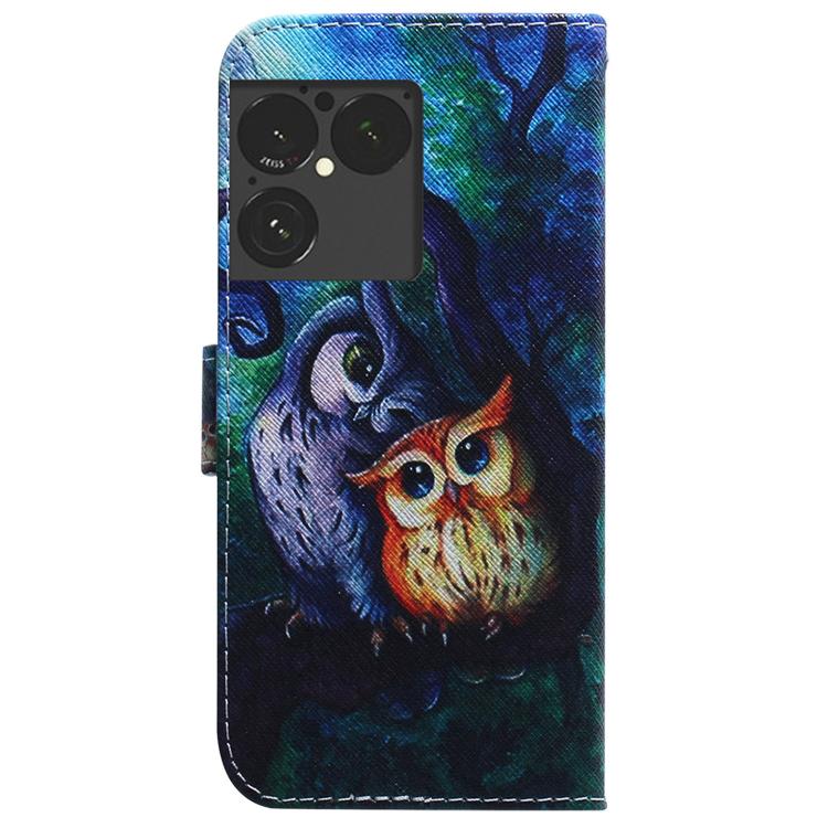 For Sony Xperia 1 VIII Coloured Drawing Flip Leather Phone Case