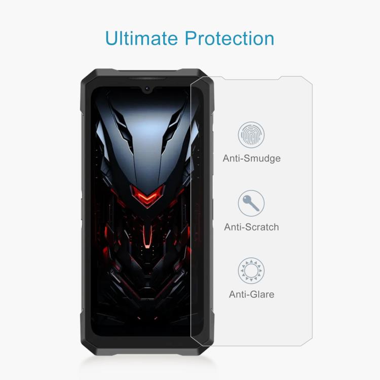 For DOOGEE Fire 6 Max 50pcs 0.26mm 9H 2.5D Tempered Glass Film
