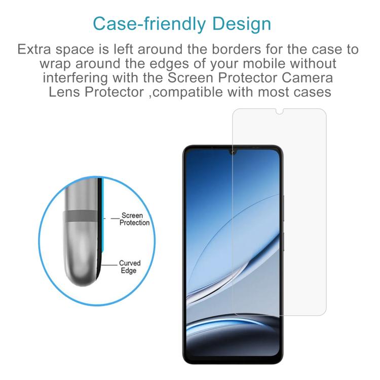 For DOOGEE Note 59 Pro / Note 59 50pcs 0.26mm 9H 2.5D Tempered Glass Film