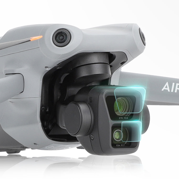 For DJI Air 3 Sunnylife Lens Protector Tempered Glass Combo Protective Films, Quantity: