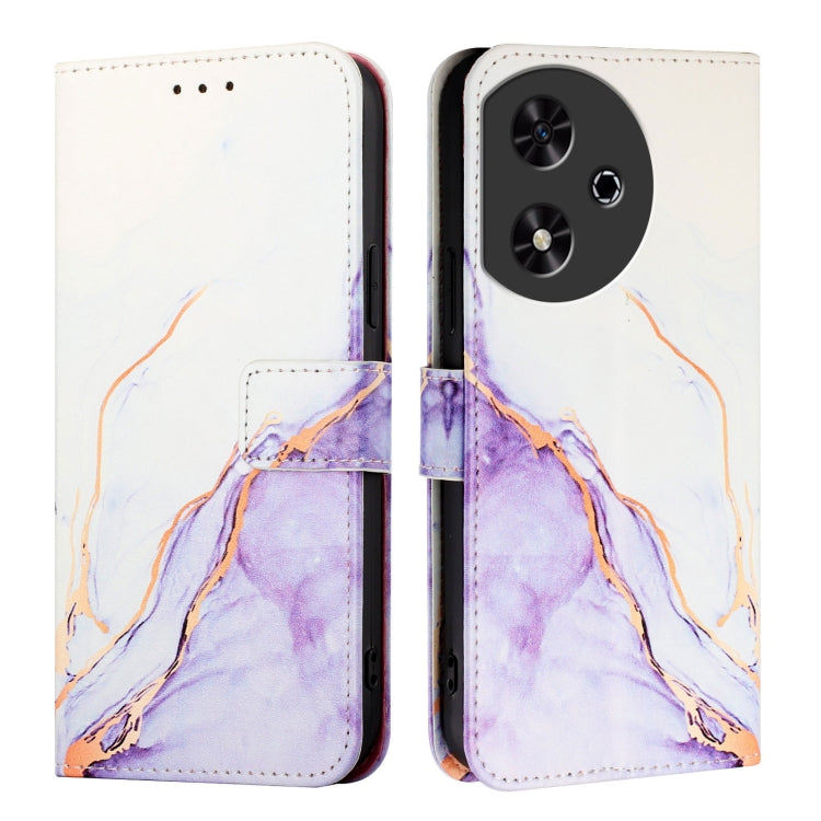 For Honor Play 50 PT003 Marble Pattern Flip Leather Phone Case