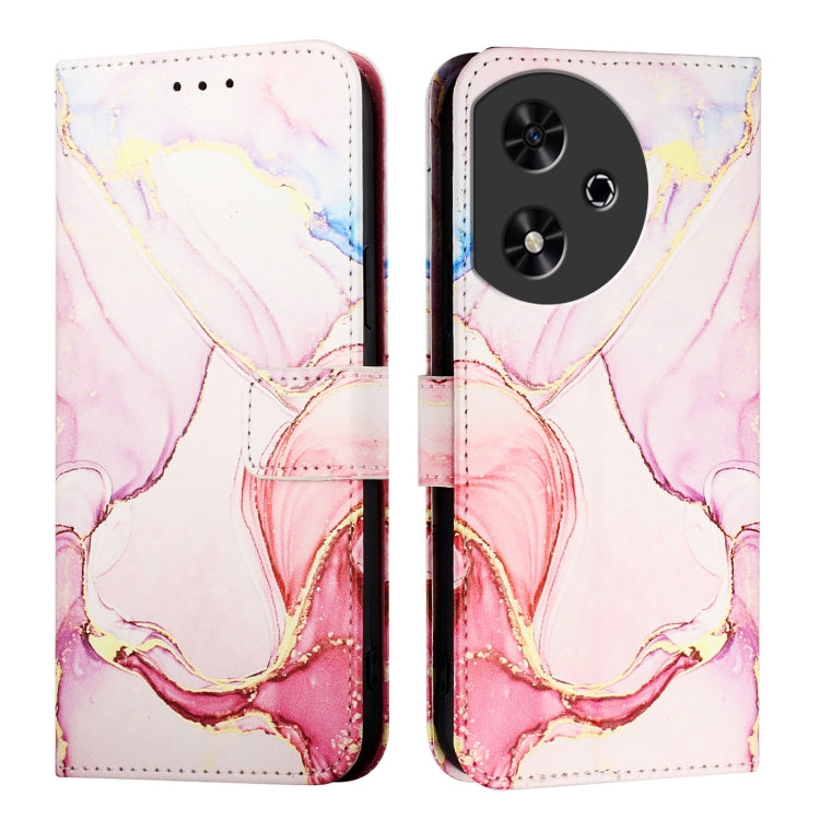 For Honor Play 50 PT003 Marble Pattern Flip Leather Phone Case