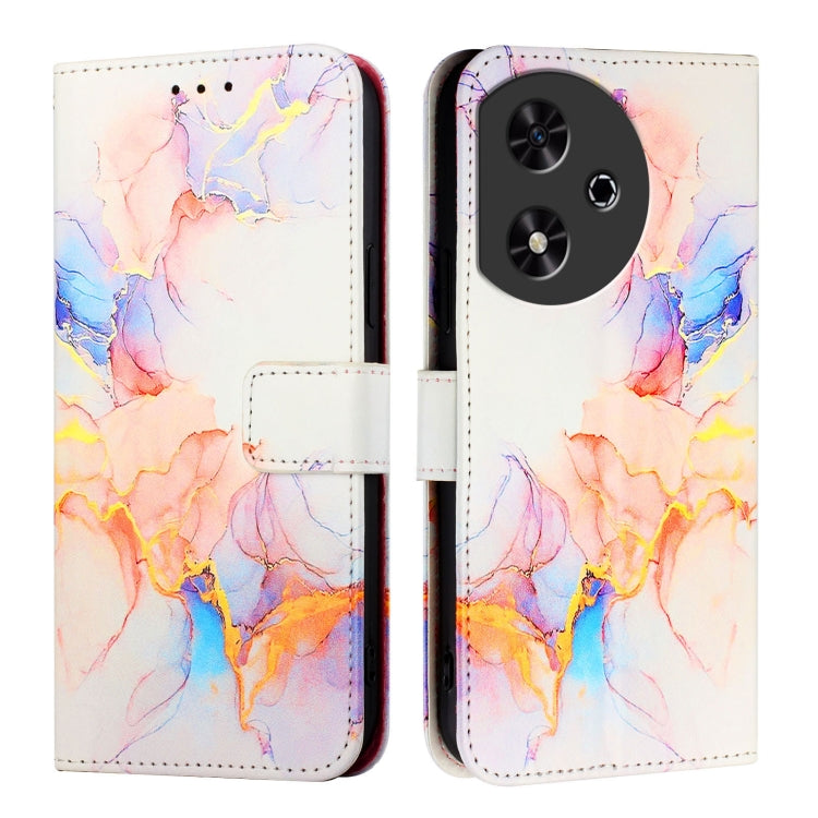 For Honor Play 50 PT003 Marble Pattern Flip Leather Phone Case