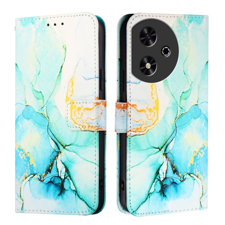 For Honor Play 50 PT003 Marble Pattern Flip Leather Phone Case