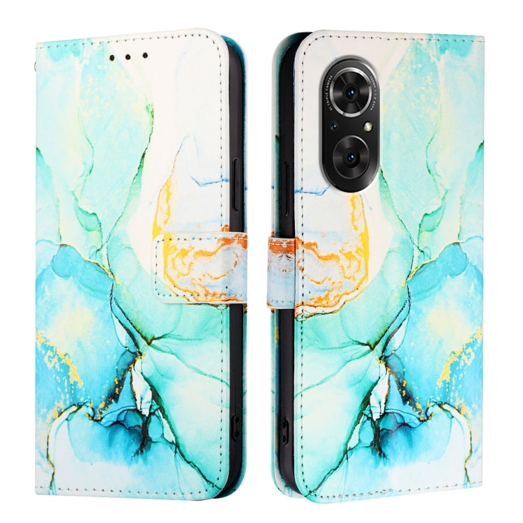 For Honor 50 SE / Huawei nova 9 SE PT003 Marble Pattern Flip Leather Phone Case
