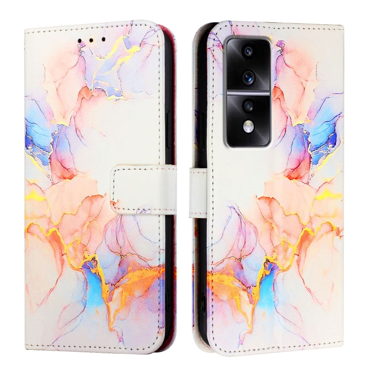 For Honor 80 GT PT003 Marble Pattern Flip Leather Phone Case
