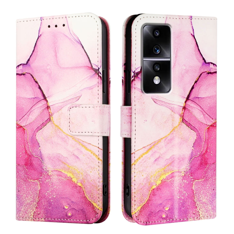 For Honor 80 GT PT003 Marble Pattern Flip Leather Phone Case