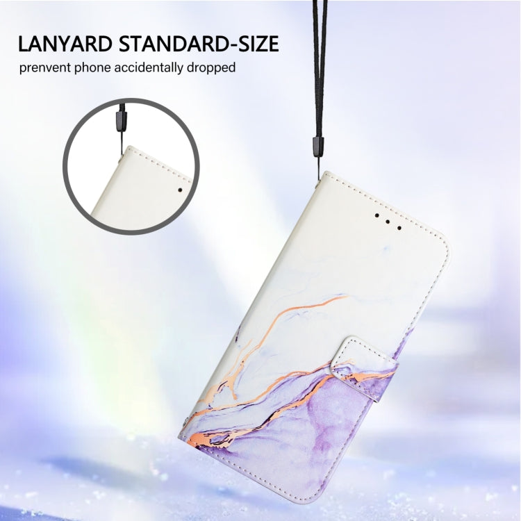 For Honor Magic5 Pro PT003 Marble Pattern Flip Leather Phone Case