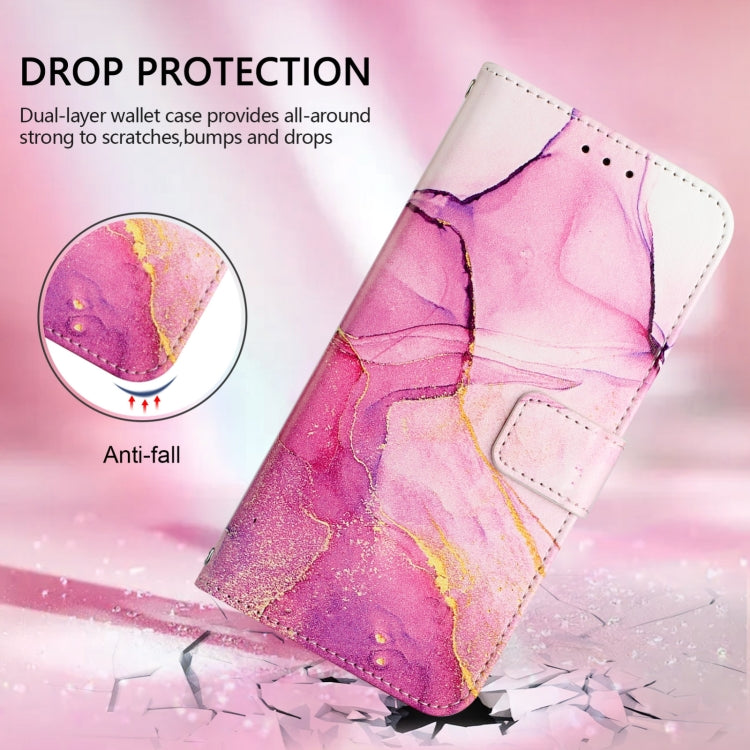 For Honor Magic5 Pro PT003 Marble Pattern Flip Leather Phone Case