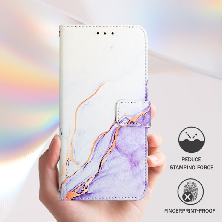 For Honor X7a / Play7T PT003 Marble Pattern Flip Leather Phone Case