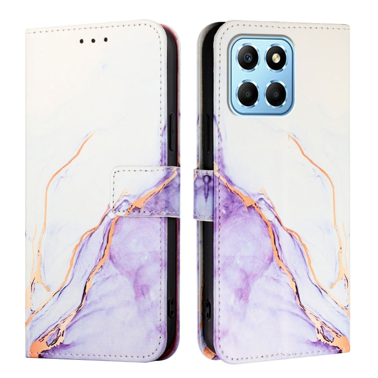 For Honor X8 5G / X6 4G / 70 Lite / X6s / X8a PT003 Marble Pattern Flip Leather Phone Case