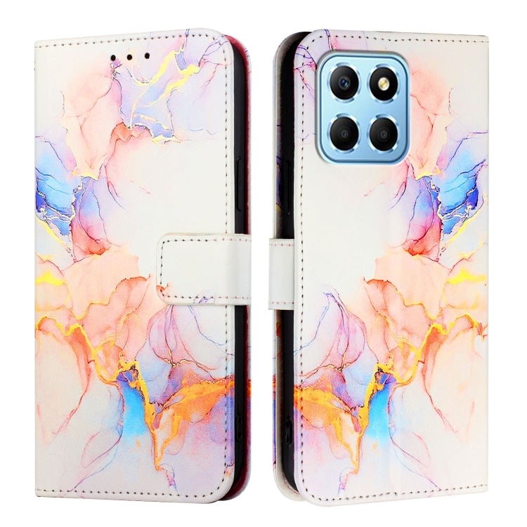 For Honor X8 5G / X6 4G / 70 Lite / X6s / X8a PT003 Marble Pattern Flip Leather Phone Case