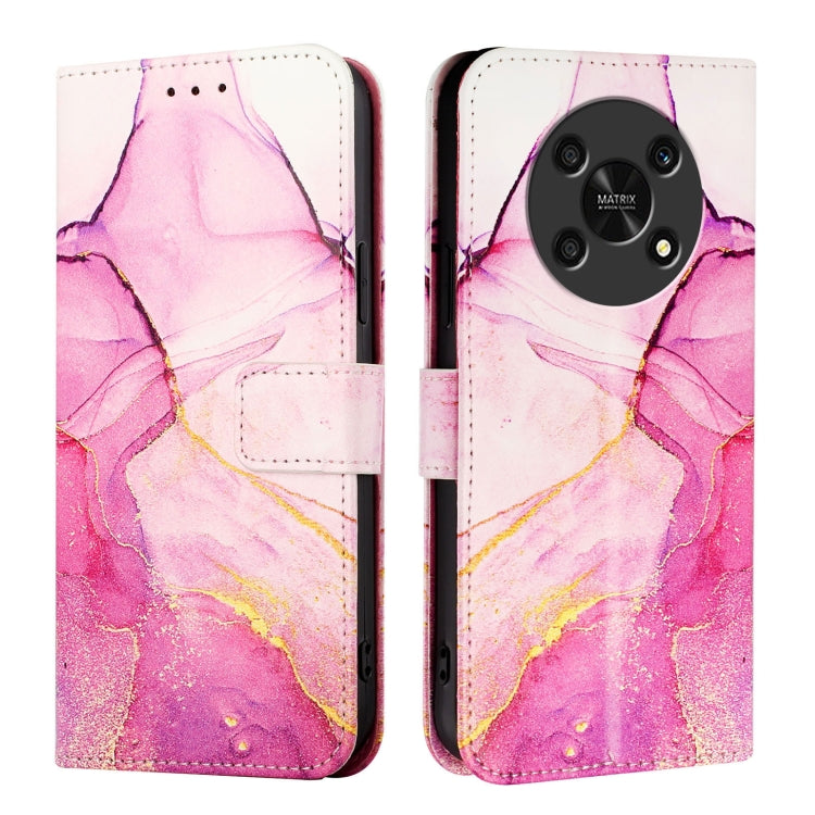 For Honor X30 5G / X9 4G / X9 5G PT003 Marble Pattern Flip Leather Phone Case