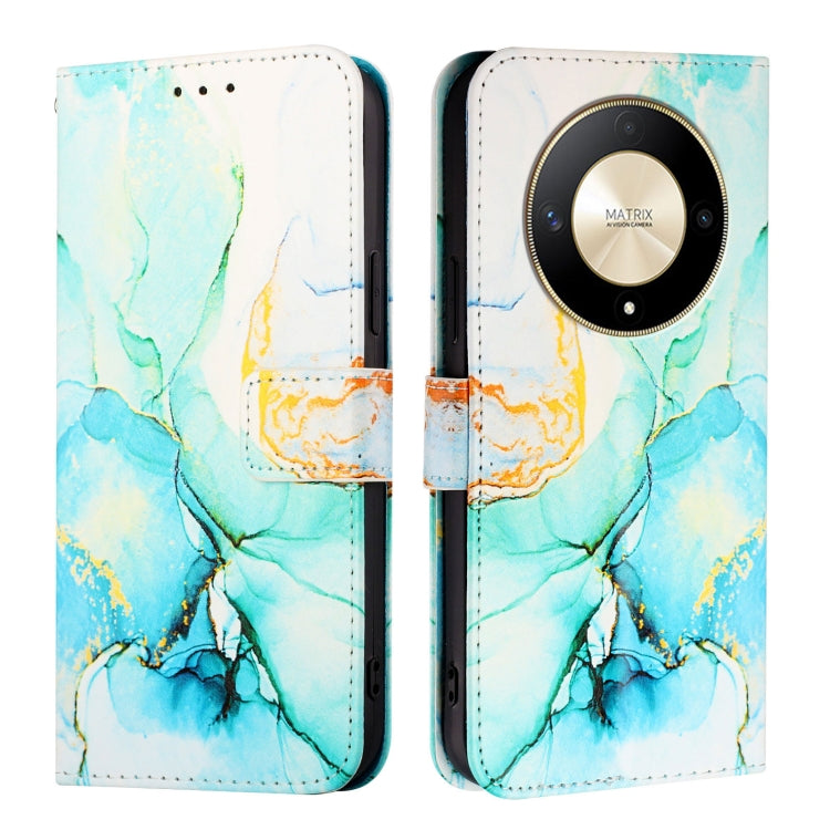 For Honor X9b / Magic6 Lite 5G PT003 Marble Pattern Flip Leather Phone Case