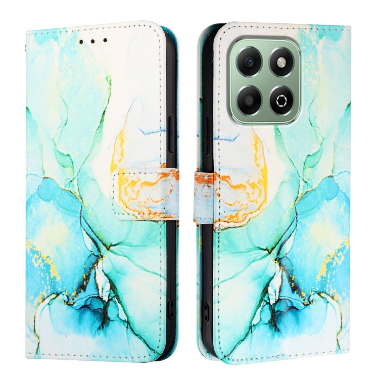 For Honor X6b PT003 Marble Pattern Flip Leather Phone Case