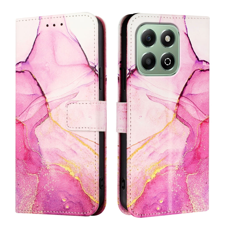 For Honor X6b PT003 Marble Pattern Flip Leather Phone Case