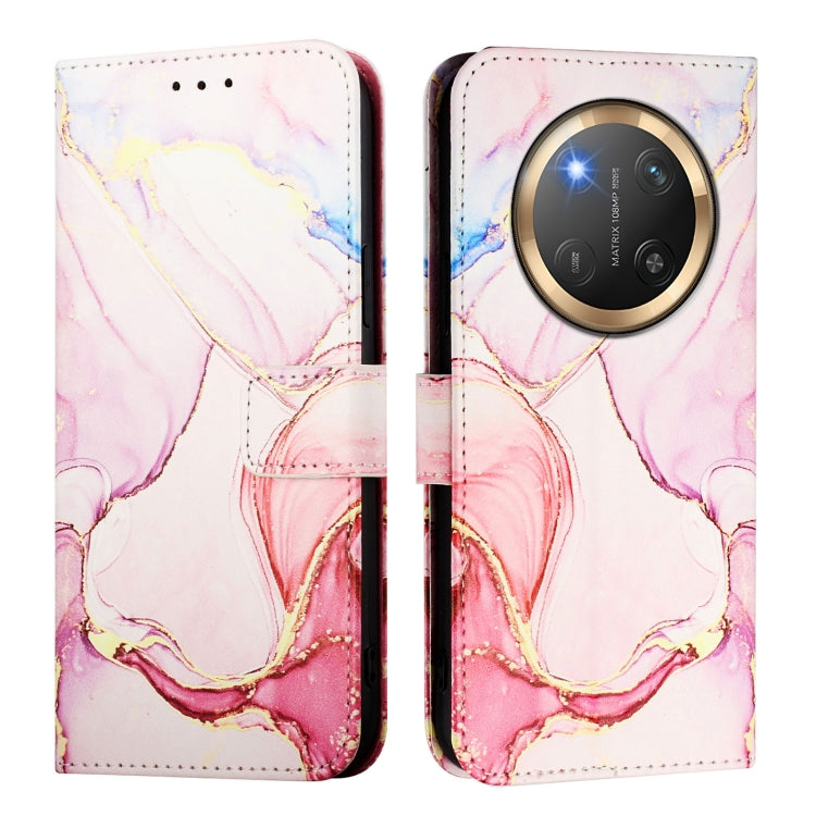 For Honor X9c 5G PT003 Marble Pattern Flip Leather Phone Case
