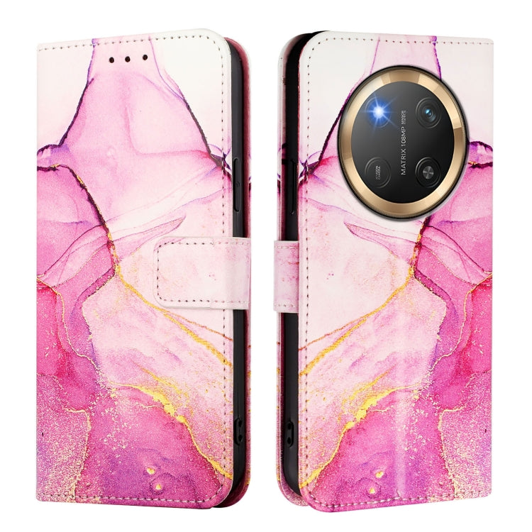 For Honor X9c 5G PT003 Marble Pattern Flip Leather Phone Case
