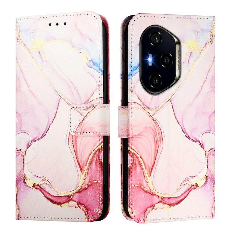 For Honor 300 Pro / 300 Ultra PT003 Marble Pattern Flip Leather Phone Case