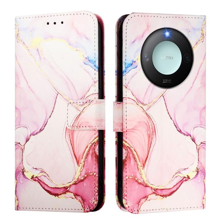 For Honor X9c Smart 5G PT003 Marble Pattern Flip Leather Phone Case