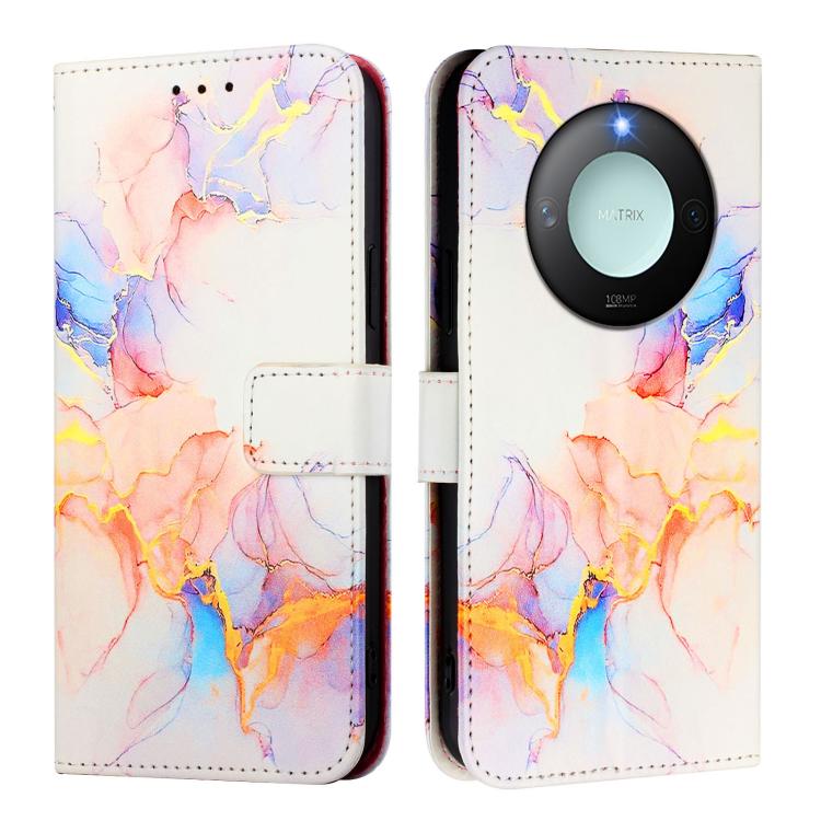 For Honor X9c Smart 5G PT003 Marble Pattern Flip Leather Phone Case