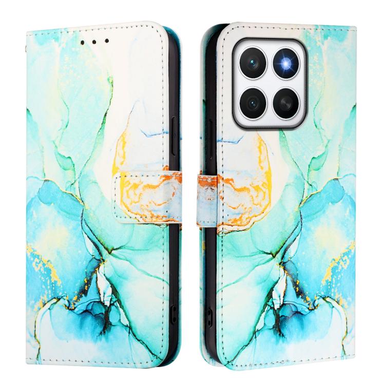 For Honor X8c 4G PT003 Marble Pattern Flip Leather Phone Case