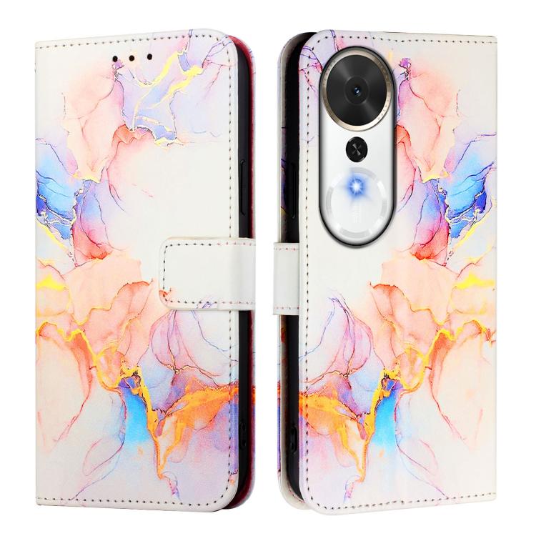 For Honor Play 70 Plus PT003 Marble Pattern Flip Leather Phone Case