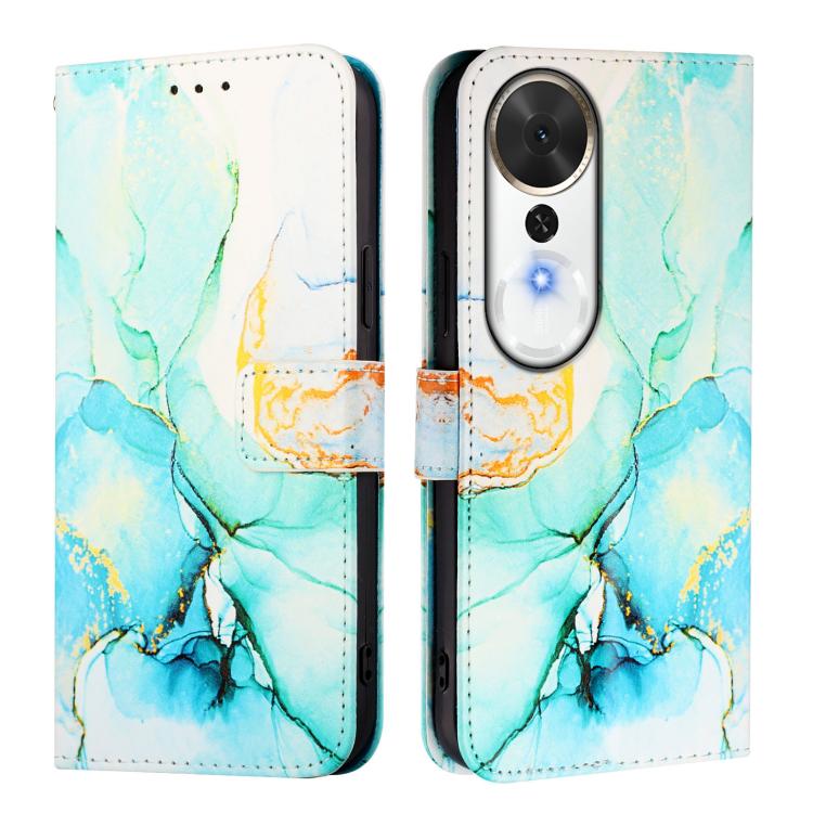 For Honor Play 70 Plus PT003 Marble Pattern Flip Leather Phone Case