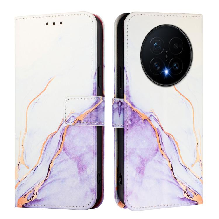 For Honor Magic8 PT003 Marble Pattern Flip Leather Phone Case