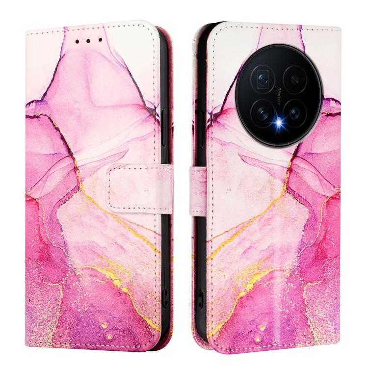 For Honor Magic8 PT003 Marble Pattern Flip Leather Phone Case