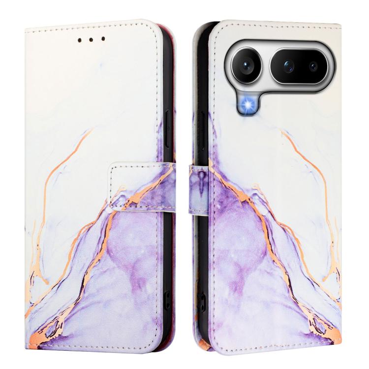 For Honor Magic8 Pro Air PT003 Marble Pattern Flip Leather Phone Case