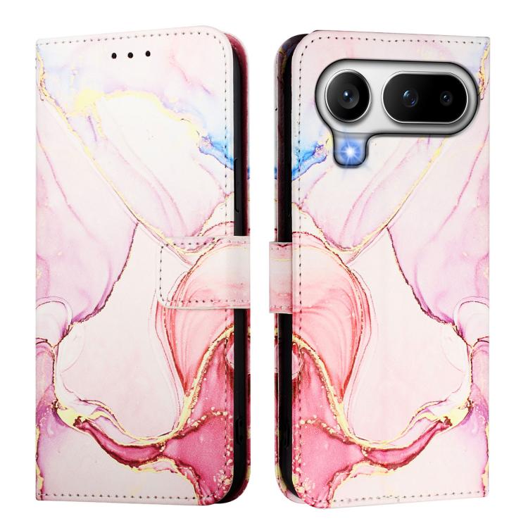 For Honor Magic8 Pro Air PT003 Marble Pattern Flip Leather Phone Case