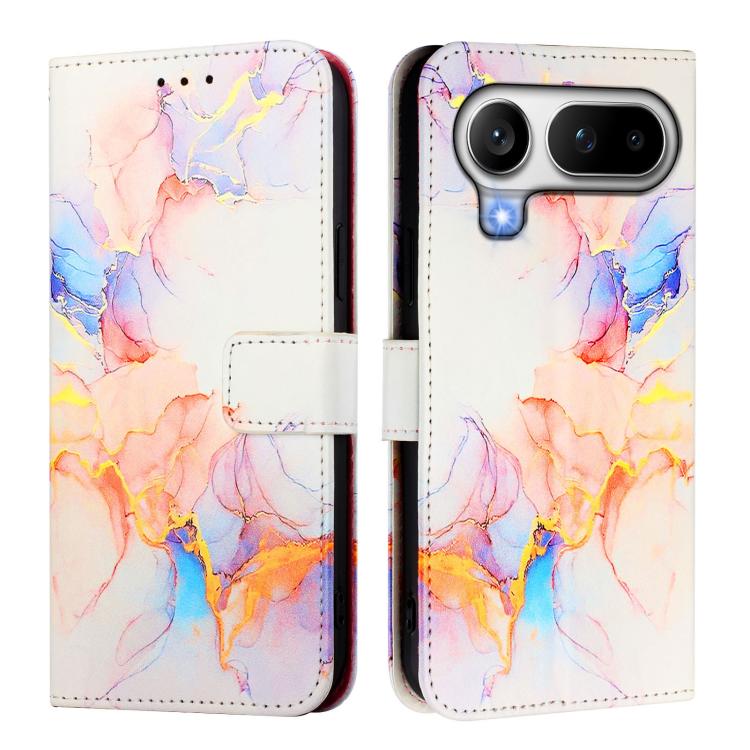 For Honor Magic8 Pro Air PT003 Marble Pattern Flip Leather Phone Case