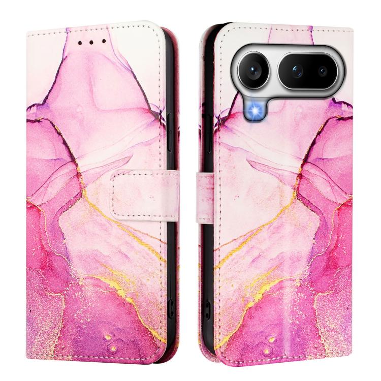 For Honor Magic8 Pro Air PT003 Marble Pattern Flip Leather Phone Case