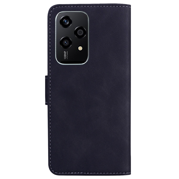 For Honor 200 Lite Global Skin Feel Pure Color Flip Leather Phone Case