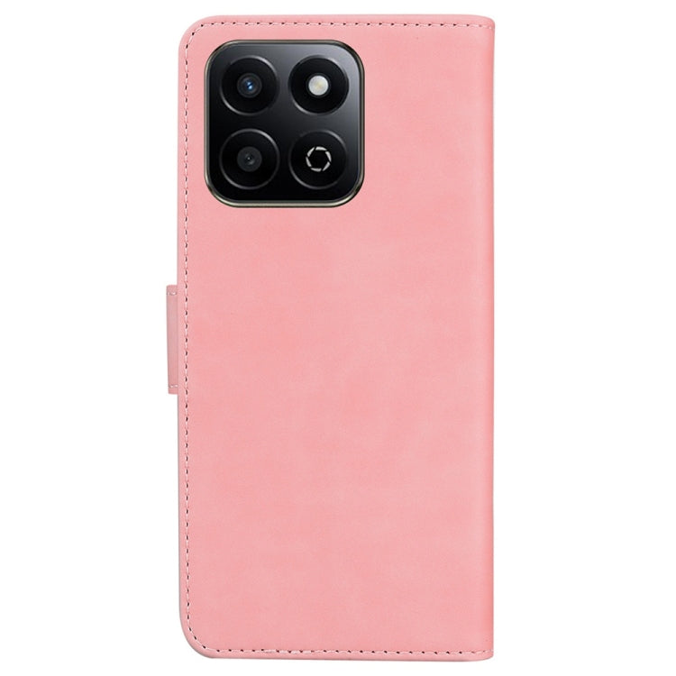 For Honor Play 60 Plus Skin Feel Pure Color Flip Leather Phone Case