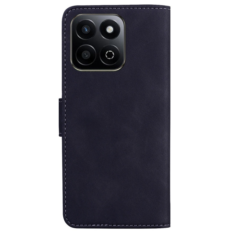 For Honor Play 60 Plus Skin Feel Pure Color Flip Leather Phone Case